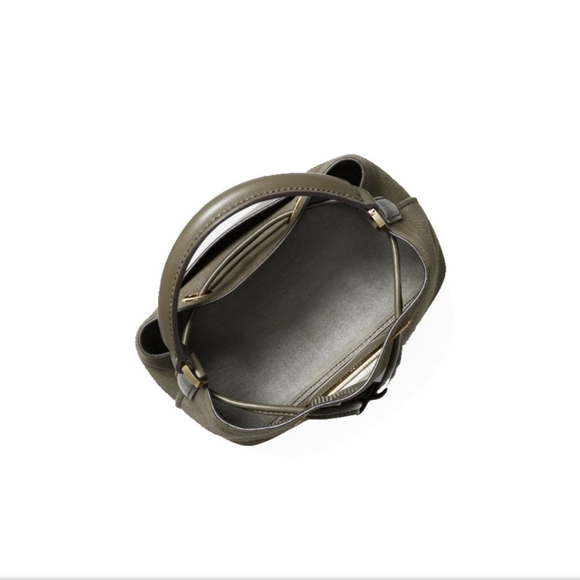 Michael Kors Suri Suede Crossbody Bag Army Green - Picture 2 of 8